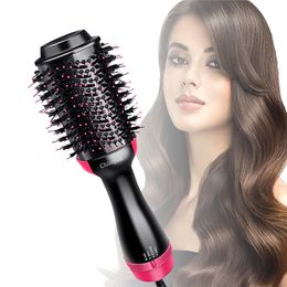 Curling Irons Hair Dryer Air Brush Styler and Volumizer Women Multifunctional Straightener Curler One Step Electric Blow 221122