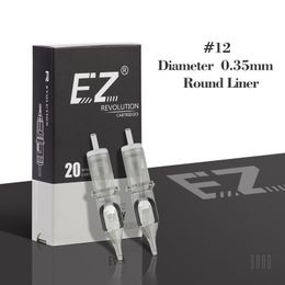 Tattoo Needles EZ Revolution Cartridge #12 035mm Round Liner RC1201RL RC1203RL RC1205RL RC1207RL RC1209RL 111418RL 20 pcslot 221121