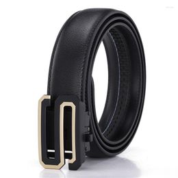 Belts Luxury Designer Men's Leather Belt Youth Outdoor Golf Business Automatic Buckle Pure