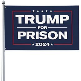 3x5 Anti Trump Flag Fuk för rumsvägg för fängelse 2024 utanför ingen flaggstång C1124