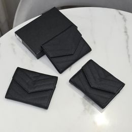 7a Designer de luxo Caviar carteiras de cart￵es de cart￣o genu￭no bolsa de couro de moda feminino bolsas de credi￧￣o de cart￵es de cr￩dito de carteira de carteira de carteira de carteira documentos de viagem