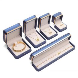 Jewelry Boxes Jewelry Storage Boxes Necklace Pendant Earrings Ring Bracelet Display Case Travel Organizer For Proposal Wedding Anniv Dhyhv