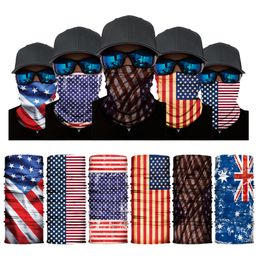 Reusable Face Mask American United Kingdom Germany Canada Flag Printing Washable Adjustable Cycling Protective Masks 12 Style