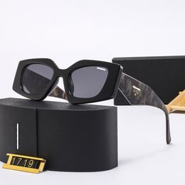 Top luxury Sunglasses polaroid lens designer womens Mens Goggle senior Eyewear For Women eyeglasses frame Vintage Metal Sun Glasses With Box FF1719