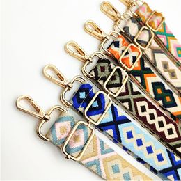 Bag Parts Accessories 130cm Long Colourful Strap Belt Replacement Wide Handbag s for Crossbody Shoulder s 221124