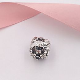 925 Sterling Silver Beads Family Charms Fits European Pandora Style Jewellery Bracelets & Necklace C9642 AnnaJewel