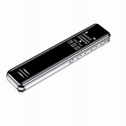 Small Dictaphone Professional Voice Recorder Q22 HD Noise Reduction Voice-to-Text MP3 Player Voice-Controlled Record for Conference Interview USB Device Storage