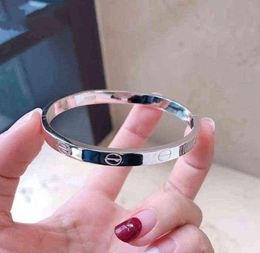 Designer Carti Bracelets Authentic 999 closed double ring fashion sterling silver bracelet is fashionable and simple According to 5256488