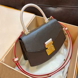 M46548 Damen Designer Umhängetasche S23 Damenhandtasche Canvas Leder Umhängetaschen neue Mode Fächerförmige Damen Totes Geldbörse Brieftasche