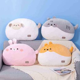 1Pc 45Cm Kawaii Rabbit Plush Cuddle Cute Sheep Cat Dog Soft Stuffed Baby Sussen Animals Cushion For kids Beautiful Birthday Gift J220729