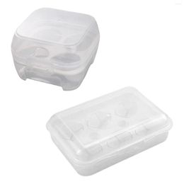 Storage Bottles Portable Egg Box Holder Carrier Organiser Keep Fresh Leakproof Shockproof Outdoor For Travel Home Hiking Picnic Camping