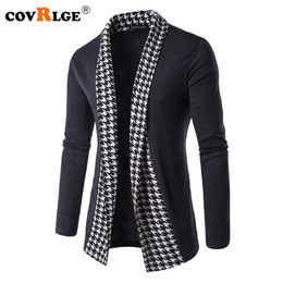 Men's Sweaters Covrlge Autumn Winter Classic Cuff Knit Cardigan High Quality Men Knitted Coats Male Knitwears MZL046 221124