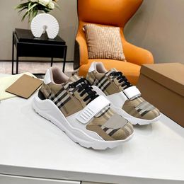 Tênis de grife Listrado Sapatos Casuais Masculino Feminino Tênis Vintage Plataforma Treinador Estação Tons Tênis Sapatos Baixos Marca Clássico Sapato Ao Ar Livre