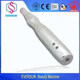 Home beauty microneedling microneedle roller pen with led lights cartridges combined electroporation electric wireless dermapen price