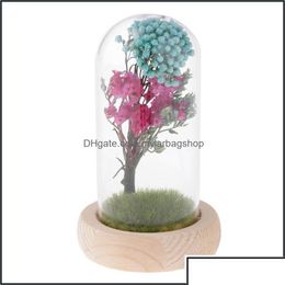 Party Favor Party Favor Event Supplies Festive Home Garden Wedding Immortalized Flower Glass Er Microlandscape Decoration Drop Deliv Dhocf