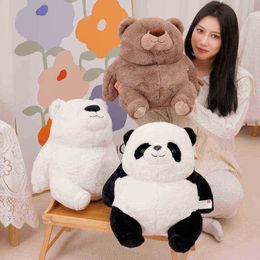 High Quality Soft Fat Teddy Bear Panda Polar Bear Stuffed Cartoon Animals Baby Sussen Toys Doll Toys Gift For Kids Girl J220729