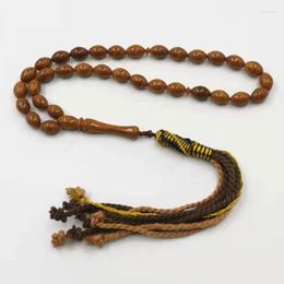 Strand Muslim Man's Resin Tasbih Bracelet 33 Prayerbeads Turkey Royal Handmade Tassel Islamic Rosary Design Misbaha KARKUSH