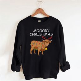 Women's Hoodies Sweatshirts Christmas Print Crew Neck Long Sleeve Sweatshirt Hoodies Sweatshirts multiple colour Baggy Tops unisex Pullover Streetwear 221124