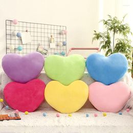 Pillow Mini Plush Cute Heart Toy For Lover Kids Friends Festival Gift Soft Stuffed Red Solid Love Shape Toys