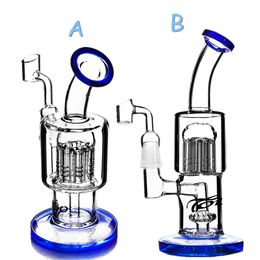 Recycler Toro Bong Water Pipe Glass Dab Rig Diffuse Perc Smoking Accessories Oil Rig Pipes with Banger Hookahs Bubbler