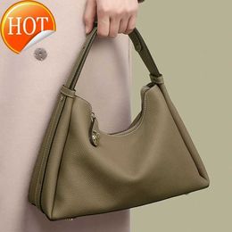 Luxury Designer Handbags Leather Armpit Women's Senior Hands 2023 Autumn/winter New Fashion Everything Single Shoulder Cross Crescent Bag Factory Direct Sales