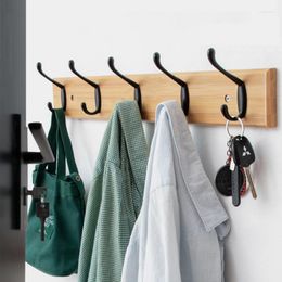 Clothing Storage Nordic Fashion Home Decor Coat Hook Organizer Double Hooks Hallway Bedroom Door Hat Clothes Rack Hanger Kitchen Toilet Wall