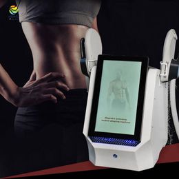 EMS Muscle Stimulator Electromagnetic Slimming Machine Non- invasive Weight Loss TeslaSculpt slimming with 2/4 handles