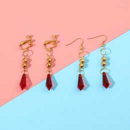 Dangle Earrings Japanese Anime Tokyo Revengers Earring Accessories Clover Ear Pendant Dorp For Men Women Cosplay Jewellery Gifts Wholesale