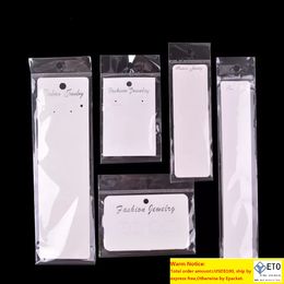 Jewellery Gift Bag Packaging Displays Paper Card For Pendant necklaces Bracelets Dangle Earrings Jewellery Set in Bulk