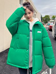 Womens Down Parkas Winter Women Jacket Coat Sports Style Thick Warm padded Female Outwear loose parkas 221124