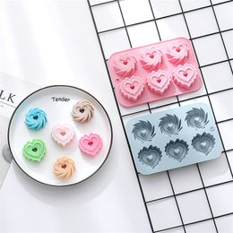 Love Whirlpool Silicone Mold Handmade Doughnut Soap Candy Jelly Pudding Muffin Cake Decor Chocolate Baking Accessories MJ1169