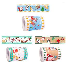 Gift Wrap 1 Roll Merry Christmas Sticker Happy Xmas Round Self Adhesive Stickers Colourful For Wall Blackboard- Bulletin