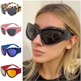 Mode Sonnenbrillen Unisex Cat Eye Sonnenbrille Übergroßer Rahmen Adumbral Anti-UV-Brille Sportbrillen Retro Ornamental