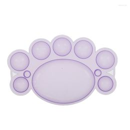 Комплекты для ногтей 1 шт. Прозрачная пластиковая посуда для краски цветовой палит