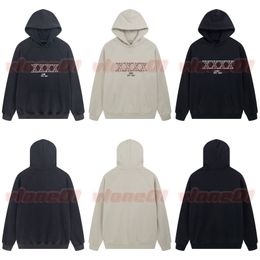 Mens Fashion Letter Embroidery Hoodies Designet Classic Hooded Sweaters Men Women Casual Loose Sweatshirts Size XS-L