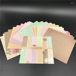 Geschenkpapier, 24 Blatt, einseitig, Schmetterling, Kunsthintergrund, Papier, Karten, Scrapbooking-Pads, einseitig, Herstellung von DIY-Handwerk P1003