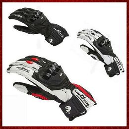 ST416 motorcycle hard shell high quality leather glove off-road motor cycle racing riding gloves