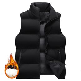 Men's Jackets Mens Sleeveless Vest Jacket Men Autumn Warm Male Winter Casual Waistcoat e Homme Brand Clothing Plus Size 221124