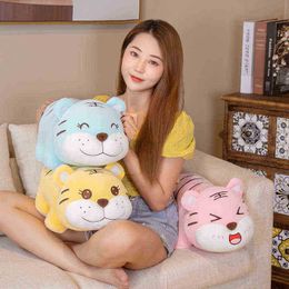 New Year Plush Tiger Toys 2642Cm Super Soft Animals Tiger Dolls Home Sofa Bed Cushion For ldren Birthday Xmas Gifts J220729