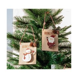 Christmas Decorations Christmas Decorations Po Frame Pendant Angel Wings And Heartshaped Valentines Day Party Holiday Props Tree Orn Dhkfy