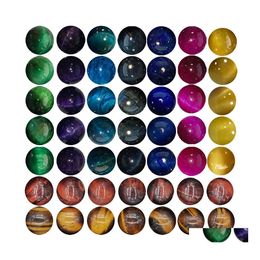Crystal 49Pcs 10Mm Natural Crystal Round Stone Bead Loose Gemstone Diy Smooth Beads For Bracelet Necklace Earrings Jewelry Making Dr Dhosj