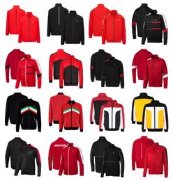 F1 team warm sweater long sleeve zipper jacket jacket men's racing suit