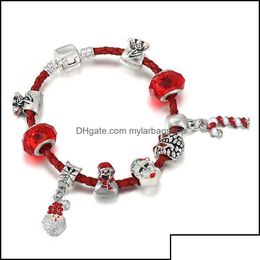 Party Favour Party Favour Event Supplies Festive Home Garden Christmas Diy Bracelet Beaded Set Exquisite Alloy Jewellery Boy Girl Adt Gi Dhpte