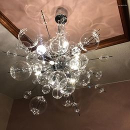 Chandeliers 2022 Nordic LED Sea Urchin Dandelion Chandelier Lighting Modern Pendant Lamp Fixture For Restaurant Home Decor G9 110V 240V