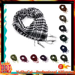 Bandanas Outdoor Hiking Scarves Military Arab Tactical Desert Scarf Army Headshawl With Tassel For Men Women Bandana Mask 95x95 Cm