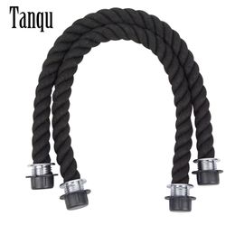 Bag Parts Accessories Tanqu 1 Pair Long Short Black Natural Hemp Rope Handle for O Accesorios Obag Women Handbags Classic Mini EVA 221124