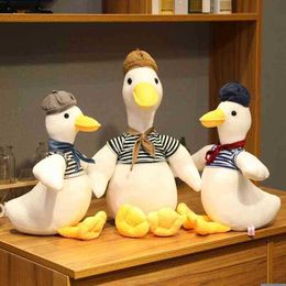 Cartoon Simulation Duck 45Cm Funny Duck Plush Stuffed Dolls Pillow Toys ldren Birthday Gift Home Decor J220729