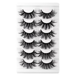 Handmade Reusable Multilayer False Eyelashes Soft & Vivid Curly Thick 3D Mink Fake Lashes Full Strip Eyelashes Natural Looking Lash