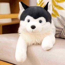 50Cm Simulation Cute Shiba Inu Dog Polar Bear Cuddle Animal Soft Plush Cat Husky Cushion Doll Toy for ldren Girls Gift J220729