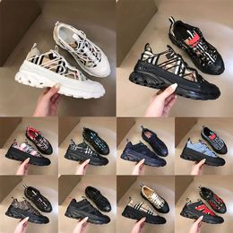 designer coach tennis print tennis shoes tennis shoesRetro leather striped men's tennis shoes